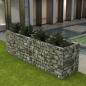 Preview: Gabionen-Hochbeet Stahl 360×90×100 cm