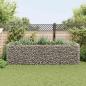 Preview: Gabionen-Hochbeet Stahl 360×90×100 cm