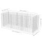 Preview: Gabionen-Hochbeet Stahl 270×90×100 cm