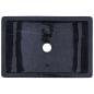 Preview: Waschbecken 45x30x12 cm Marmor Hochglanz-Schwarz