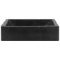 Preview: Waschbecken 45x30x12 cm Marmor Hochglanz-Schwarz
