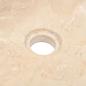 Preview: Waschbecken 45x30x12 cm Marmor Hochglanz-Creme
