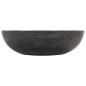 Preview: Waschbecken 40x12 cm Marmor Schwarz