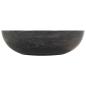 Preview: Waschbecken 40x12 cm Marmor Schwarz