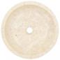 Preview: Waschbecken 40x12 cm Marmor Creme