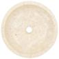 Preview: Waschbecken 40x12 cm Marmor Creme