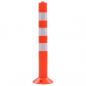 Preview: Verkehrspoller 2 Stk. Kunststoff 75 cm