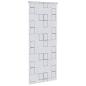 Preview: Duschrollo 80x240 cm Quadratmuster