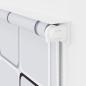 Preview: Duschrollo 100x240 cm Quadratmuster