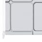 Preview: Duschrollo 100x240 cm Quadratmuster