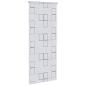 Preview: Duschrollo 120x240 cm Quadratmuster