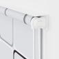 Preview: Duschrollo 120x240 cm Quadratmuster