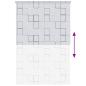 Preview: Duschrollo 140x240 cm Quadratmuster