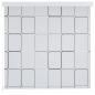 Preview: Duschrollo 160x240 cm Quadratmuster