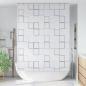 Preview: Duschrollo 160x240 cm Quadratmuster