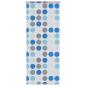 Preview: Duschrollo 100 x 240 cm Kreismuster
