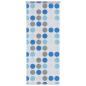 Preview: Duschrollo 120x240 cm Kreismuster