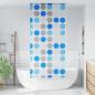 Preview: Duschrollo 120x240 cm Kreismuster