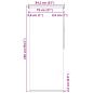 Preview: Duschrollo 80x240 cm Blasenmuster