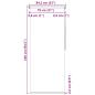 Preview: Duschrollo 80x240 cm Splash-Design