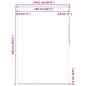 Preview: Duschrollo 140x240 cm Splash-Design