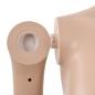 Preview: Schaufensterpuppe Dame mit Glassockel Beige 180 cm