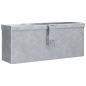 Preview: Aluminiumkiste 48,5 x 14 x 20 cm Silbern