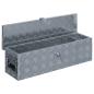 Preview: Aluminiumkiste 80,5×22×22 cm Silbern