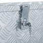 Preview: Aluminiumkiste 76,5×26,5×33 cm Silbern