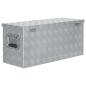 Preview: Aluminiumkiste 80×30×35 cm Silbern 