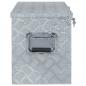 Preview: Aluminiumkiste 90,5×35×40 cm Silbern 