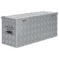 Preview: Aluminiumkiste 90,5×35×40 cm Silbern 