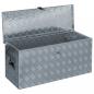 Preview: Aluminiumkiste 90,5×35×40 cm Silbern 