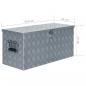 Preview: Aluminiumkiste 90,5×35×40 cm Silbern 