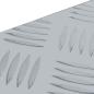 Preview: Aluminiumkiste 110,5×38,5×40 cm Silbern