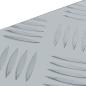 Preview: Aluminiumkiste 110,5×38,5×40 cm Silbern