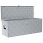 Preview: Aluminiumkiste 110,5×38,5×40 cm Silbern
