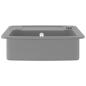Preview: Granitspüle Einzelbecken Grau 