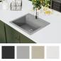 Preview: Granitspüle Einzelbecken Grau