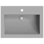 Preview: Granitbecken 600×450×120 mm Grau