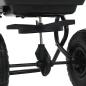 Preview: Handstreuwagen Salzstreuer PVC und Stahl 80x46x75 cm 15 L
