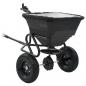 Preview: ARDEBO.de - Handstreuwagen Salzstreuer zum Ziehen PVC Stahl 125x74x79cm 45L