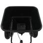 Preview: Handstreuwagen Salzstreuer zum Ziehen PVC Stahl 125x74x79cm 45L