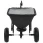 Preview: Handstreuwagen Salzstreuer zum Ziehen PVC Stahl 125x74x79cm 45L