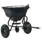 Preview: Handstreuwagen Salzstreuer zum Ziehen PVC Stahl 125x74x79cm 45L
