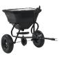 Preview: Handstreuwagen Salzstreuer zum Ziehen PVC Stahl 125x74x79cm 45L