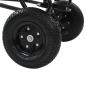 Preview: Handstreuwagen Salzstreuer zum Ziehen PVC Stahl 125x74x79cm 45L