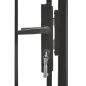 Preview: Gartentor Stahl 1x1,75 m Schwarz