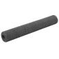 Preview: Drahtzaun Stahl mit PVC-Beschichtung 25x1 m Grau