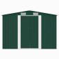 Preview: Gerätehaus 257x298x178 cm Metall Grün
